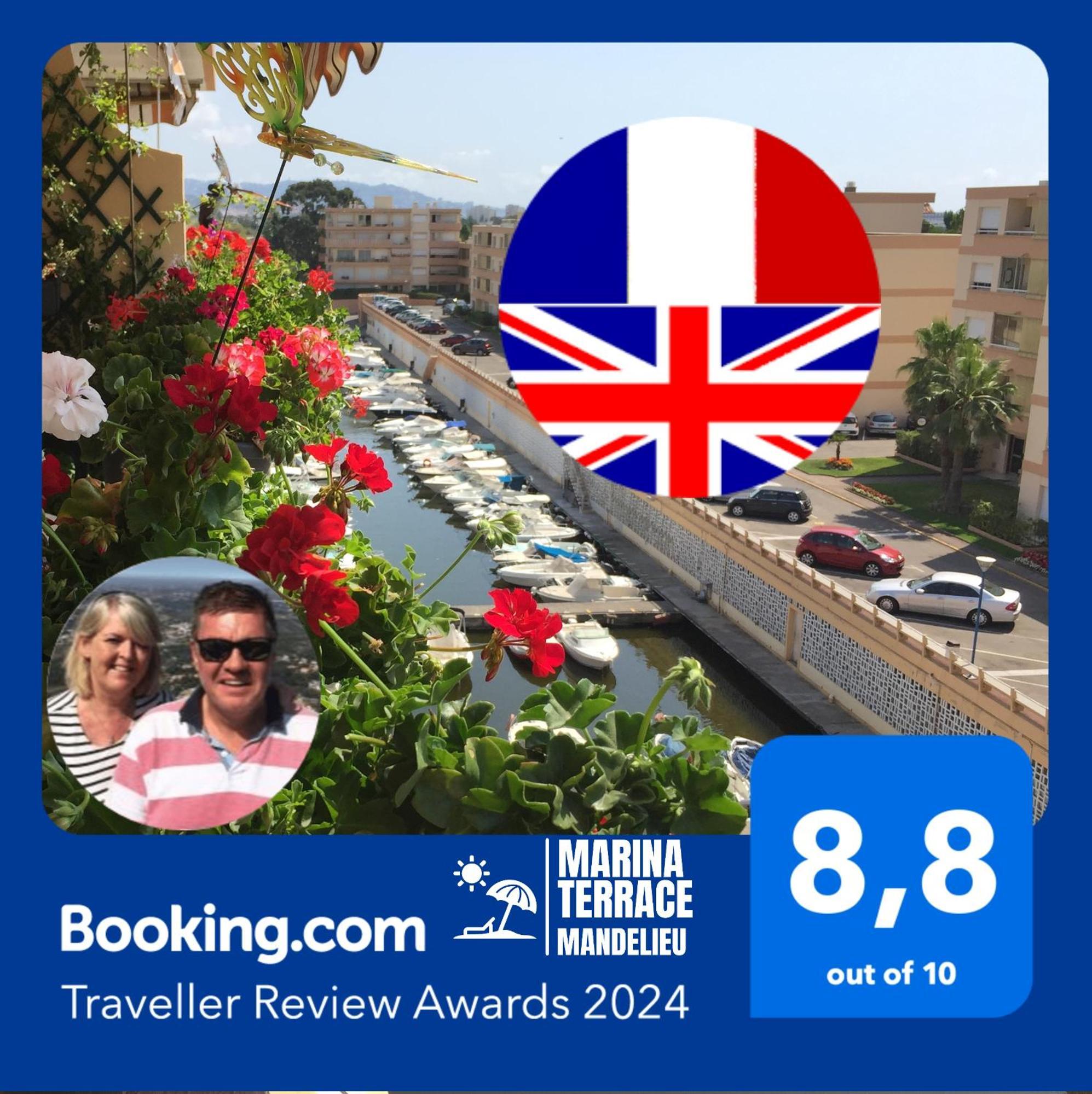 Marina Terrace Daire Mandelieu Dış mekan fotoğraf