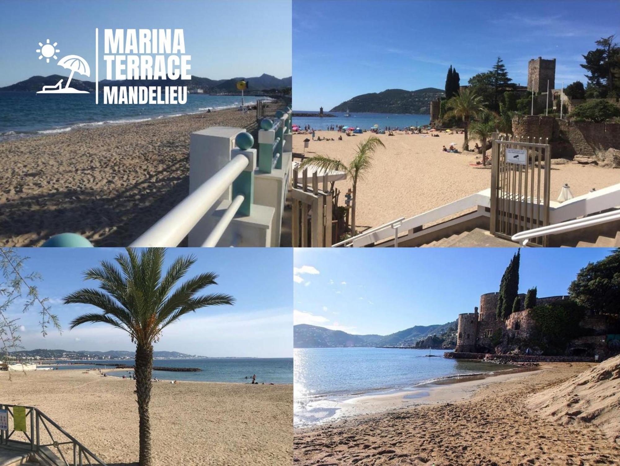 Marina Terrace Daire Mandelieu Dış mekan fotoğraf
