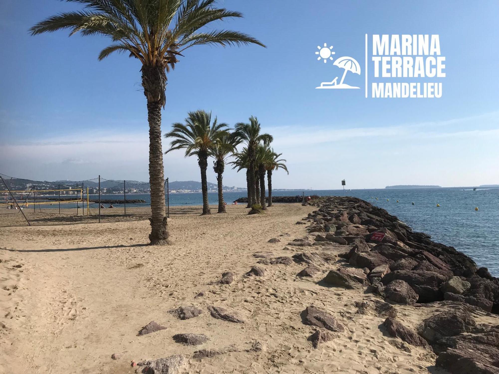 Marina Terrace Daire Mandelieu Dış mekan fotoğraf