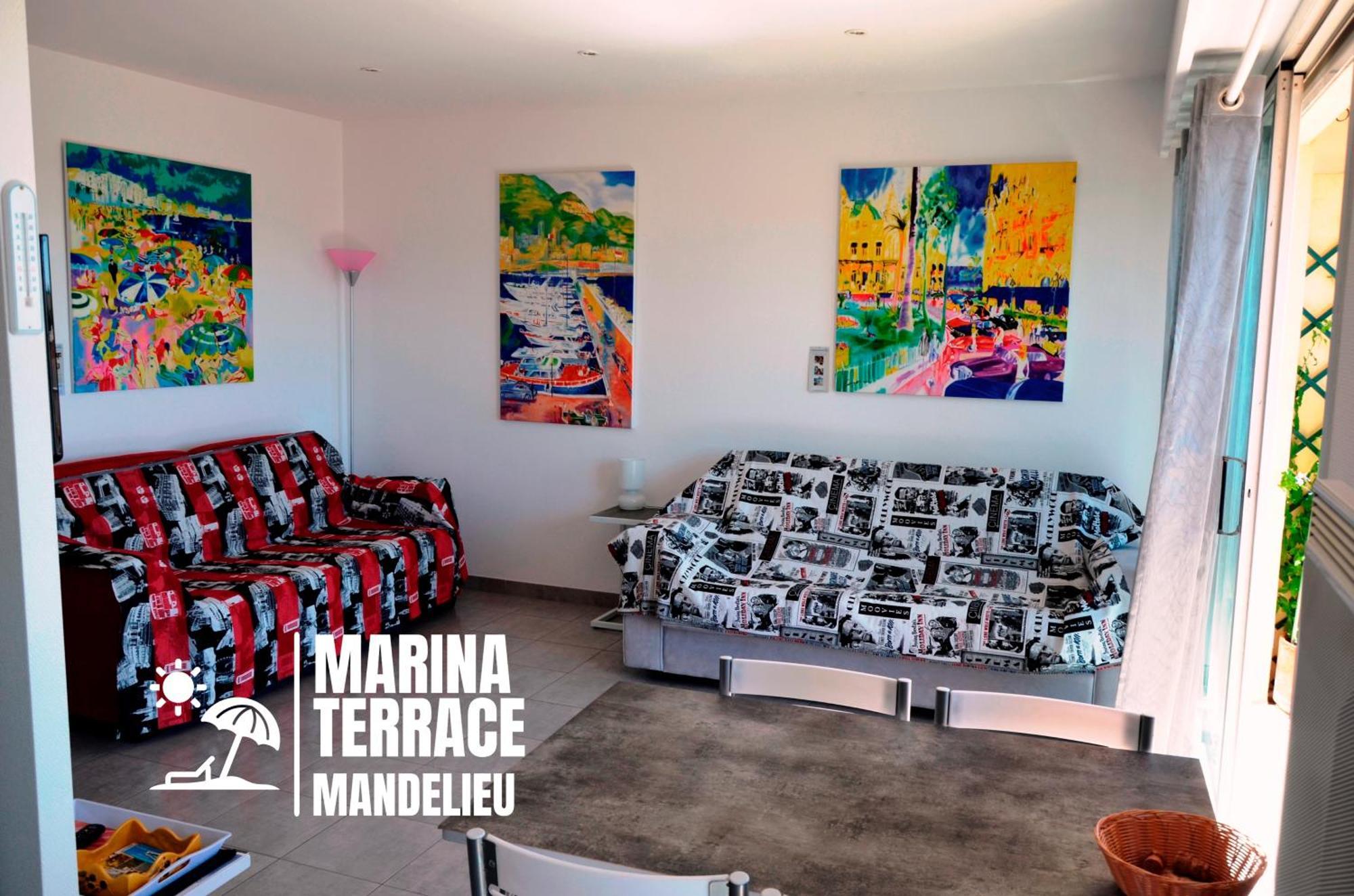 Marina Terrace Daire Mandelieu Dış mekan fotoğraf